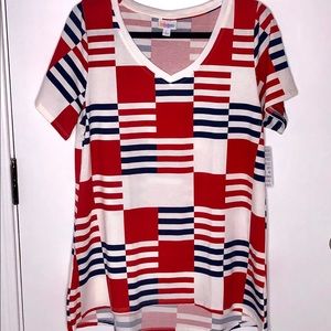 LuLaRoe All American Summer Christy Tee
